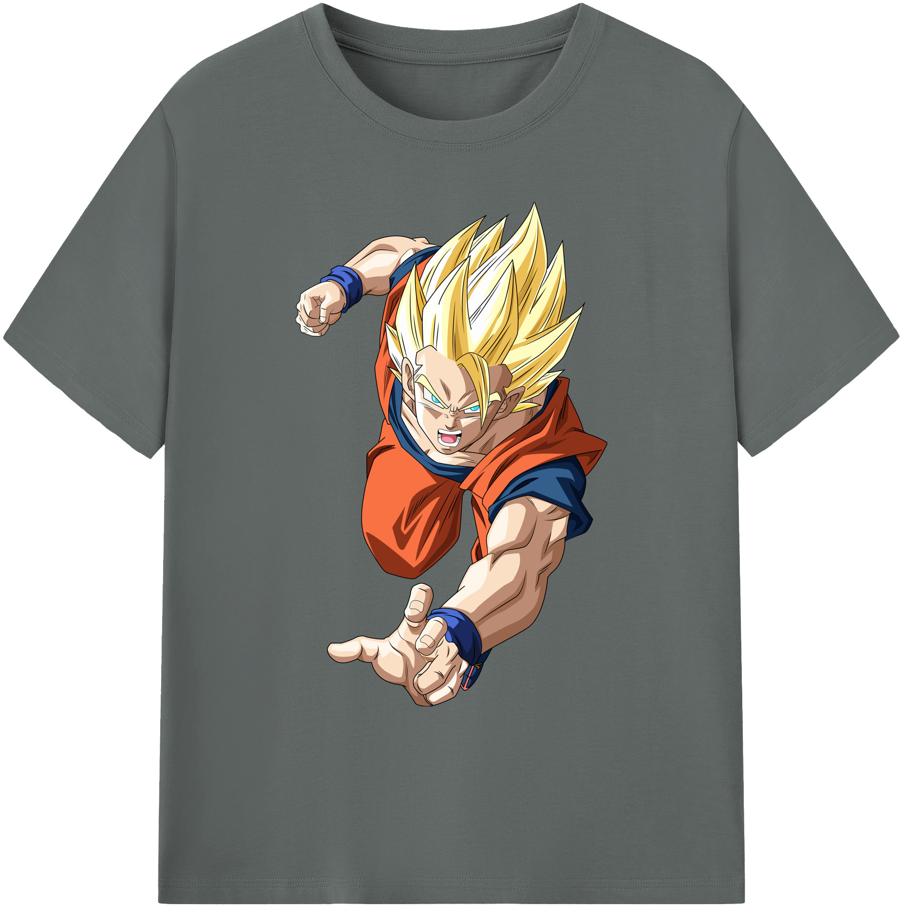 （画像用） ドラゴンボール 孫 悟飯（そんごはん）DRAGON BALL Son Gohan 綿100％ メンズ半袖Tシャツ｜肌触りやわらか＆通気性